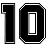 Top Ten Ways of Writing the Number Ten